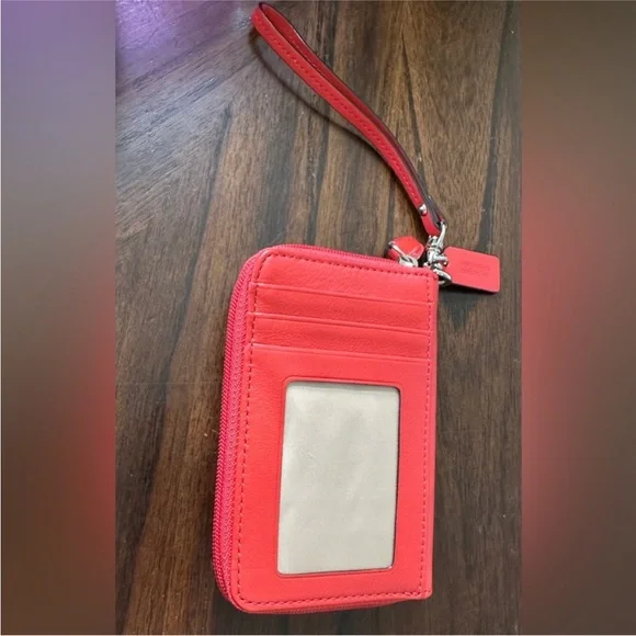 Coach Rare Vintage Campbell Red‎ Leather Universal Turn-Lock F50070 - Picture 15 of 15